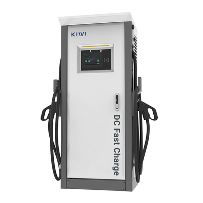 Station de recharge rapide de voiture électrique de 3 phases de 120 kW Chademo CCS1 CCS Type 2 Chargeur de véhicule électrique à courant continu rapide
