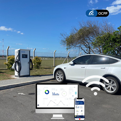 Ccs 60kw DC chargeur rapide stations de recharge de véhicules électriques publics extérieurs ISO15118 DIN70121