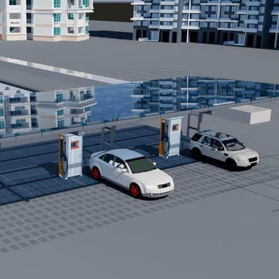 Stations de recharge rapide de 150 V à 1000 V pour voitures électriques