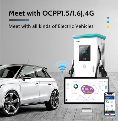 Modèles personnalisés IP54 Stations de recharge électrique à courant continu public et commercial 180 kW 240 kW