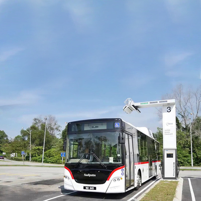 Chargement de gros camions électriques facilité Chargeur de véhicules électriques à courant continu de 60 kW 4G 2 Guns Stage 2 avec OCPP