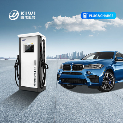 Station de recharge de voiture Smart Ev Type 1/2 avec puissance de sortie de 60 kW et réseau à haute fréquence