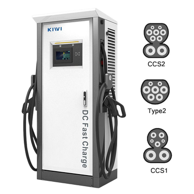 Voltage de sortie CC 200V-1000V 60KW 120KW CCS2 Chademo Type2 EV pile de charge CC pour véhicules électriques