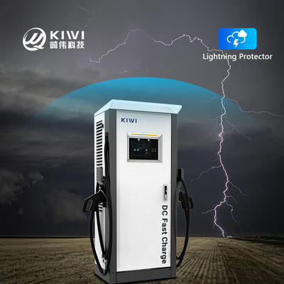 Voltage de sortie CC 200V-1000V 60KW 120KW CCS2 Chademo Type2 EV pile de charge CC pour véhicules électriques