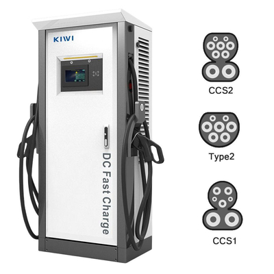 Voltage de sortie CC 200V-1000V 60KW 120KW CCS2 Chademo Type2 EV pile de charge CC pour véhicules électriques