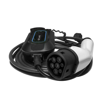 Station électrique de voiture portable avec type B RCD 30mA 6mA CA Fuite et communication RS485