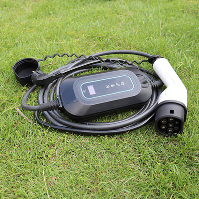 Station électrique de voiture portable avec type B RCD 30mA 6mA CA Fuite et communication RS485