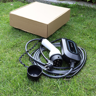 Station électrique de voiture portable avec type B RCD 30mA 6mA CA Fuite et communication RS485
