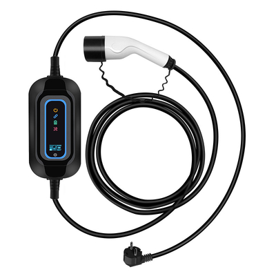 Détection de température de connexion du chargeur de voiture électrique portable 16A pour Tesla Model S