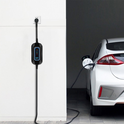 Détection de température de connexion du chargeur de voiture électrique portable 16A pour Tesla Model S