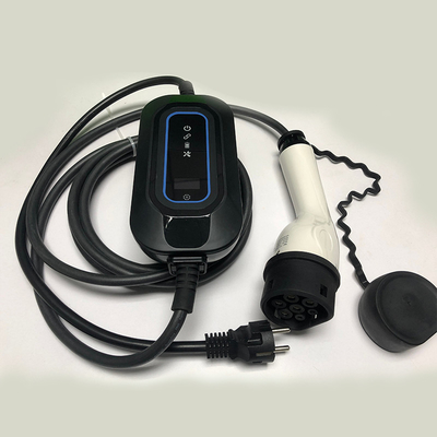 Détection de température de connexion du chargeur de voiture électrique portable 16A pour Tesla Model S