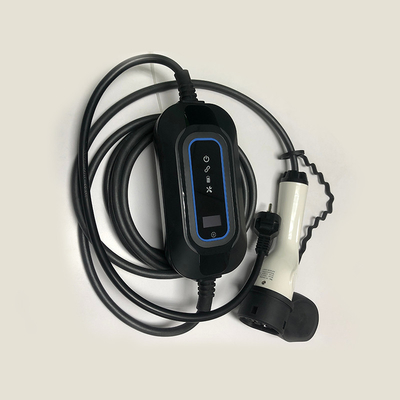 Détection de température de connexion du chargeur de voiture électrique portable 16A pour Tesla Model S