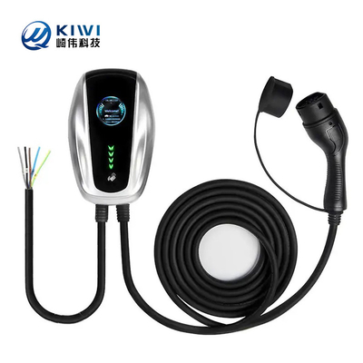 Volkswagen ID 4 chargeur de véhicule électrique 7kw écran LCD monophase type 2 avec détection d'isolation