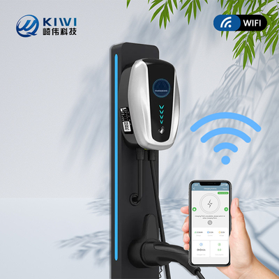 Volkswagen ID 4 chargeur de véhicule électrique 7kw écran LCD monophase type 2 avec détection d'isolation