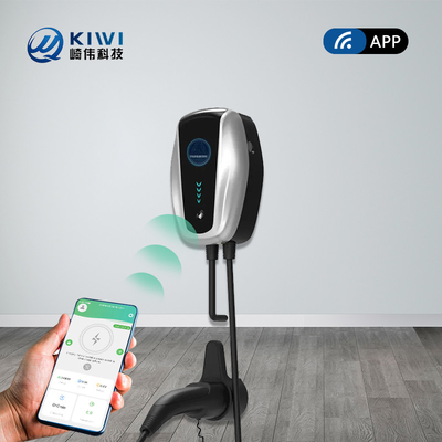 Volkswagen ID 4 chargeur de véhicule électrique 7kw écran LCD monophase type 2 avec détection d'isolation