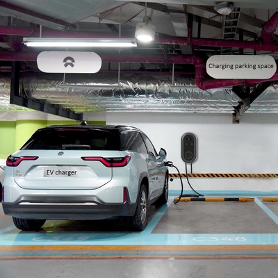 Station de recharge de véhicules électriques intelligents de 7 kW avec détection de l'isolation et détection de la température de prise