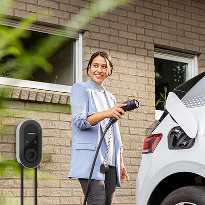 32A Chargeur de voiture électrique de type-1/type-2/GB/T pour une charge rapide en tension d'entrée de 200-220v