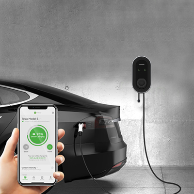 Station de recharge Wifi pour véhicules électriques de 7 kW avec détection d'isolation et connexion de type 2