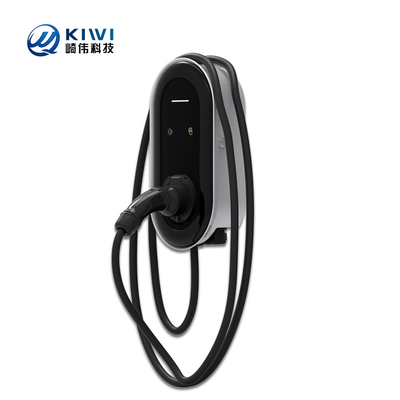 Station de recharge de véhicules électriques de type 2 à trois phases de 11 kW avec application RFID et protection contre les fuites de courant alternatif