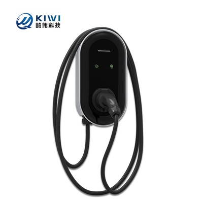 Station de recharge de véhicules électriques de type 2 à trois phases de 11 kW avec application RFID et protection contre les fuites de courant alternatif