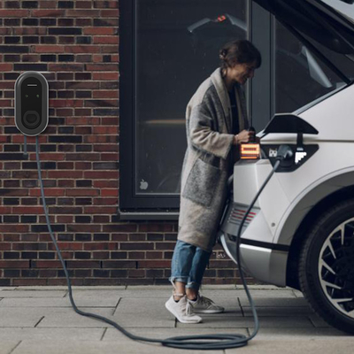 Station de recharge murale portable à 3 phases de 7 kW-22 kW pour Hongqi au centre commercial en plein air