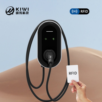 Type 2 22kW Trois phases de courant alternatif de sortie Wallbox de chargeur de véhicule électrique avec fonctions OCPP RFID App