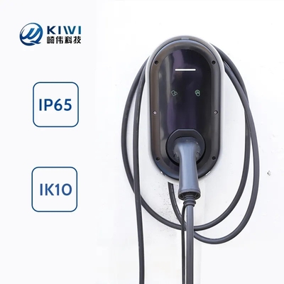 Chargeur de véhicule électrique de niveau 2 de 7 kW avec prise Ev de type 2 et installation murale