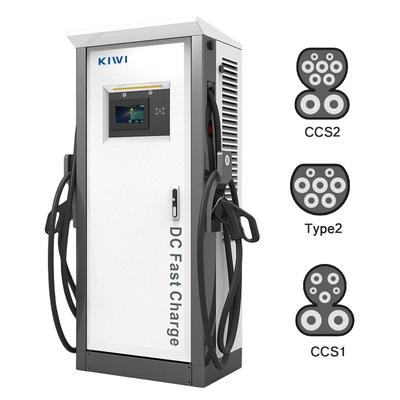 Chargeur de voiture électrique de 60 kW CC CCS2 CHAdeMO Type2 OCPP1.6 pour une charge rapide 200V-1000V