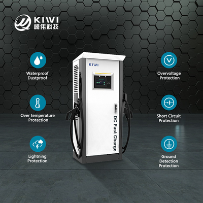 Chargeur de voiture électrique à courant continu de sortie rapide de 120 kW avec CCS 1 2 Ocpp1.6