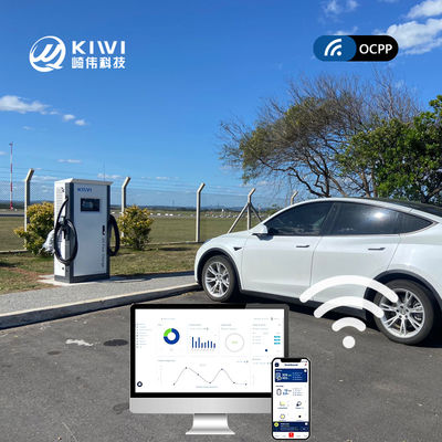 Chargeur de véhicules électriques de type 2 CCS de 120 kW pour le parking des supermarchés