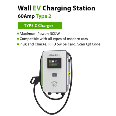 Station de recharge rapide en courant continu de 30 kW à 40 kW pour véhicules électriques 30mA Protection contre les fuites