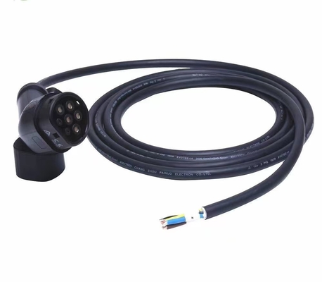 Ligne universelle de recharge de voiture électrique de 5 m 16A-32A 2 Unités de type 4 avec classe de flamme UL94-V0