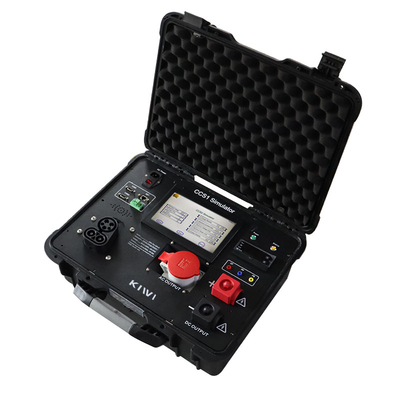 DIN70121 Protocole CCS1 CCS2 CHAdeMO GB/T Réglage du kit de simulation de véhicule électrique