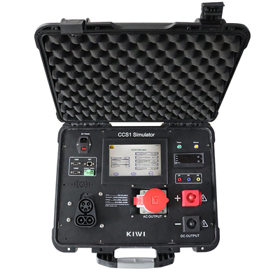 DIN70121 Protocole CCS1 CCS2 CHAdeMO GB/T Réglage du kit de simulation de véhicule électrique
