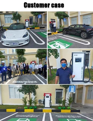 Chargeur commercial EV de niveau 3 pour les bornes de recharge en courant continu