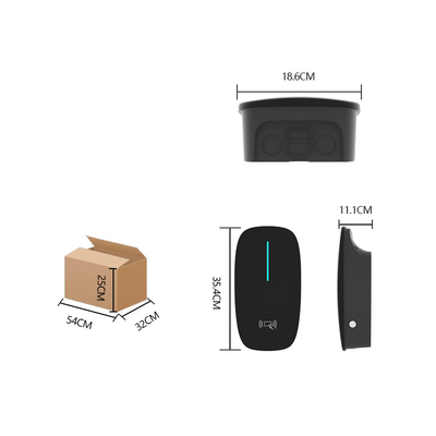 Chargeur de voiture électrique portable de 7 kW à courant continu rapide 220V avec détection de température de connexion et support de sol mural