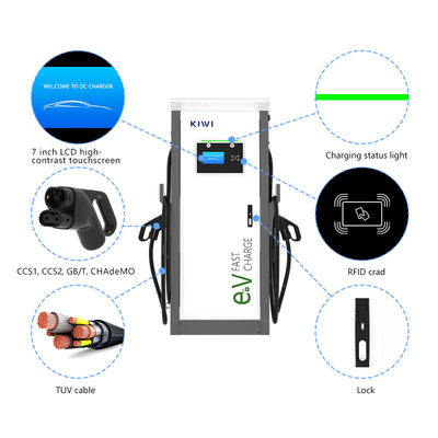 OEM ODM EV Chatger CCS Chademo Plug 80kW 120kW 150kW 60kW Véhicule électrique Supercharge pile de recharge EV