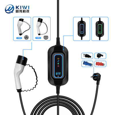 Chargeur de voiture électrique portable pour la maison Type 2 3.5kw Station de recharge AC EV Chargeur de véhicule électrique portable