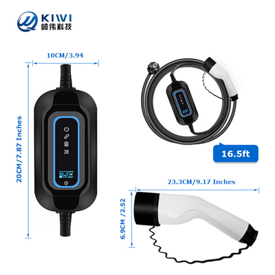 Chargeur de voiture électrique portable pour la maison Type 2 3.5kw Station de recharge AC EV Chargeur de véhicule électrique portable