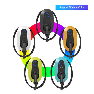 Station de recharge de véhicules électriques électriques à courant alternatif de 7 kW avec prise de courant de type 2 et connectivité WiFi